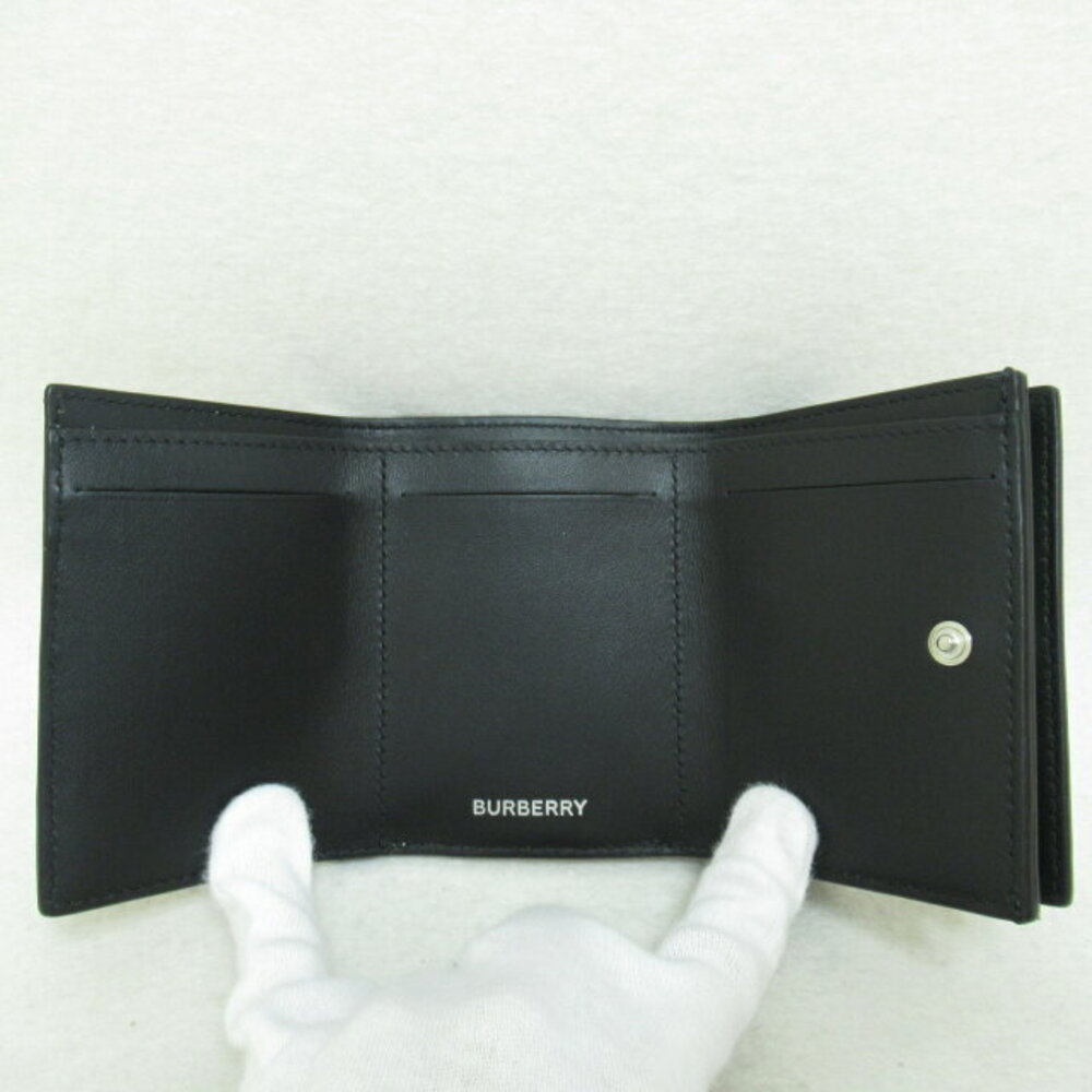 Burberry Wallet Tri Beige fold Canvas - Picture 3 of 6